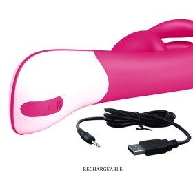 Vincent roze silikonski vibrator sa 12 fukncija BI 14232-18